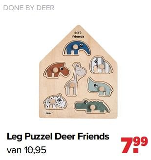Aanbiedingen Done by deer leg puzzel deer friends - Done by Deer - Geldig van 02/01/2023 tot 04/02/2023 bij Baby-Dump