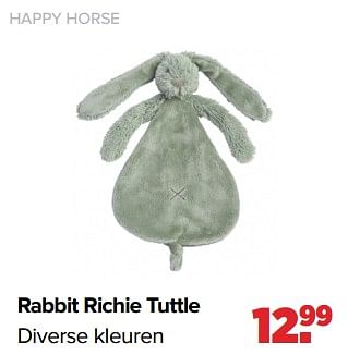 Aanbiedingen Happy horse rabbit richie tuttle - Happy Horse - Geldig van 02/01/2023 tot 04/02/2023 bij Baby-Dump