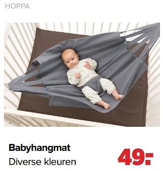 Aanbiedingen Hoppa babyhangmat - Hoppa - Geldig van 02/01/2023 tot 04/02/2023 bij Baby-Dump