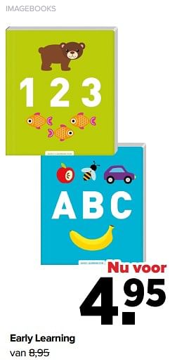 Aanbiedingen Imagebooks early learning - Imagebooks - Geldig van 02/01/2023 tot 04/02/2023 bij Baby-Dump