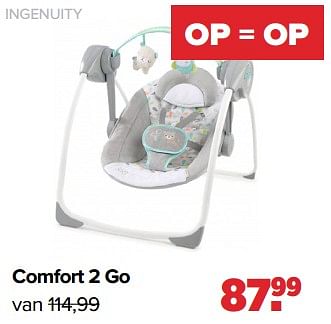 Aanbiedingen Ingenuity comfort 2 go - Ingenuity - Geldig van 02/01/2023 tot 04/02/2023 bij Baby-Dump