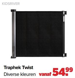 Aanbiedingen Kidsriver traphek twist - Kidsriver - Geldig van 02/01/2023 tot 04/02/2023 bij Baby-Dump