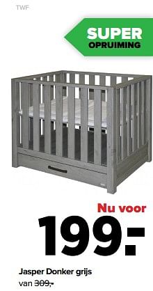 Aanbiedingen Twf jasper donker grijs - TWF - Geldig van 02/01/2023 tot 04/02/2023 bij Baby-Dump