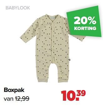 Aanbiedingen Babylook boxpak - Baby look - Geldig van 02/01/2023 tot 04/02/2023 bij Baby-Dump