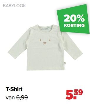 Aanbiedingen Babylook t-shirt - Baby look - Geldig van 02/01/2023 tot 04/02/2023 bij Baby-Dump