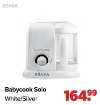 Aanbiedingen Beaba babycook solo white-silver - Beaba - Geldig van 02/01/2023 tot 04/02/2023 bij Baby-Dump