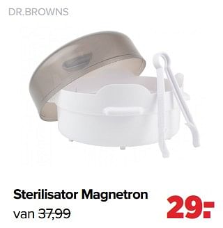 Aanbiedingen Dr.browns sterilisator magnetron - DrBrown's - Geldig van 02/01/2023 tot 04/02/2023 bij Baby-Dump