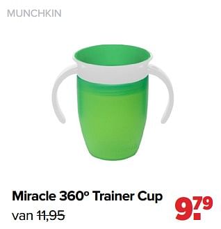 Aanbiedingen Munchkin miracle 360º trainer cup - Munchkin - Geldig van 02/01/2023 tot 04/02/2023 bij Baby-Dump