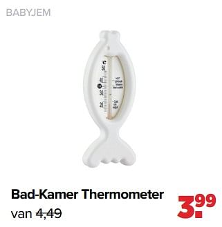Aanbiedingen Babyjem bad-kamer thermometer - BabyJem - Geldig van 02/01/2023 tot 04/02/2023 bij Baby-Dump