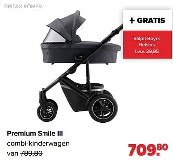 Aanbiedingen Britax römer premium smile iii combi-kinderwagen - Britax - Geldig van 02/01/2023 tot 04/02/2023 bij Baby-Dump