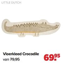 Aanbiedingen Little dutch vloerkleed crocodile - Little Dutch - Geldig van 02/01/2023 tot 04/02/2023 bij Baby-Dump