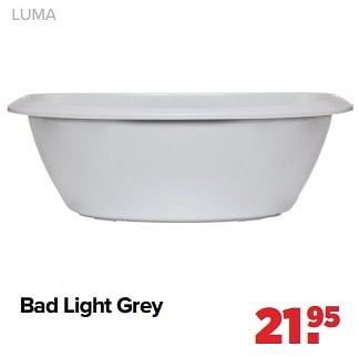 Aanbiedingen Luma bad light grey - Luma Babycare - Geldig van 02/01/2023 tot 04/02/2023 bij Baby-Dump