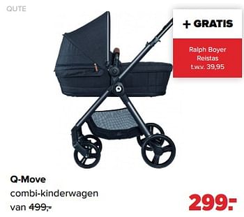 Aanbiedingen Qute q-move combi-kinderwagen - Qute  - Geldig van 02/01/2023 tot 04/02/2023 bij Baby-Dump