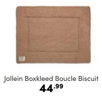 Aanbiedingen Jollein boxkleed boucle biscuit - Jollein - Geldig van 22/01/2023 tot 28/01/2023 bij Baby & Tiener Megastore