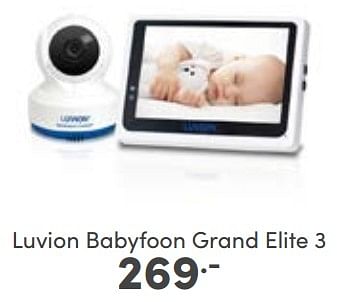 Aanbiedingen Luvion babyfoon grand elite 3 - Luvion - Geldig van 22/01/2023 tot 28/01/2023 bij Baby & Tiener Megastore
