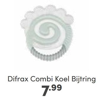 Aanbiedingen Difrax combi koel bijtring - Difrax - Geldig van 22/01/2023 tot 28/01/2023 bij Baby & Tiener Megastore