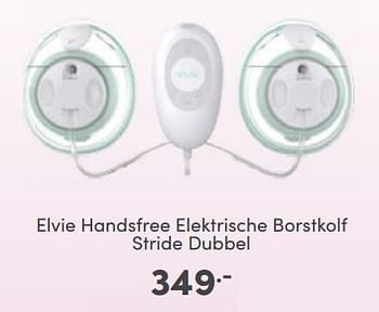 Aanbiedingen Elvie handsfree elektrische borstkolf stride dubbel - Elvie - Geldig van 22/01/2023 tot 28/01/2023 bij Baby & Tiener Megastore