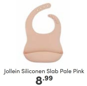 Aanbiedingen Jollein siliconen slab pale pink - Jollein - Geldig van 22/01/2023 tot 28/01/2023 bij Baby & Tiener Megastore