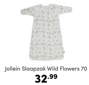 Aanbiedingen Jollein slaapzak wild flowers - Jollein - Geldig van 22/01/2023 tot 28/01/2023 bij Baby & Tiener Megastore