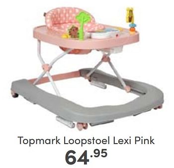 Aanbiedingen Topmark loopstoel lexi pink - Topmark - Geldig van 22/01/2023 tot 28/01/2023 bij Baby & Tiener Megastore