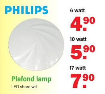 Aanbiedingen Plafond lamp - Philips - Geldig van 09/01/2023 tot 28/01/2023 bij Van Cranenbroek