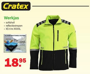 Aanbiedingen Werkjas - Cratex - Geldig van 09/01/2023 tot 28/01/2023 bij Van Cranenbroek