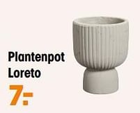 Aanbiedingen Plantenpot loreto - Huismerk - Kwantum - Geldig van 23/01/2023 tot 19/02/2023 bij Kwantum