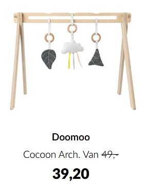 Aanbiedingen Doomoo cocoon arch - Doomoo - Geldig van 23/01/2023 tot 13/02/2023 bij Babypark