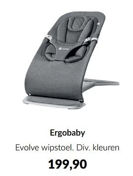 Aanbiedingen Ergobaby evolve wipstoel - ERGObaby - Geldig van 23/01/2023 tot 13/02/2023 bij Babypark