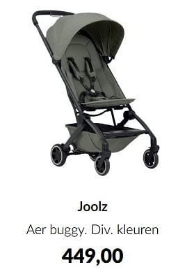Aanbiedingen Joolz aer buggy - Joolz - Geldig van 23/01/2023 tot 13/02/2023 bij Babypark