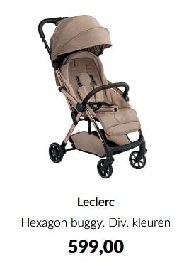 Aanbiedingen Leclerc hexagon buggy - Leclerc - Geldig van 23/01/2023 tot 13/02/2023 bij Babypark