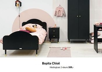Aanbiedingen Bopita chloë - kledingkast 2-deurs - Bopita - Geldig van 23/01/2023 tot 13/02/2023 bij Babypark