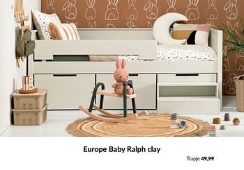 Aanbiedingen Europe baby ralph clay ralph trapje - Europe baby - Geldig van 23/01/2023 tot 13/02/2023 bij Babypark