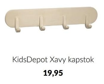 Aanbiedingen Kidsdepot xavy kapstok - KidsDepot  - Geldig van 23/01/2023 tot 13/02/2023 bij Babypark