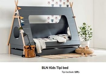 Aanbiedingen Bln kids tipi bedlade - BLN Kids - Geldig van 23/01/2023 tot 13/02/2023 bij Babypark