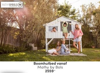 Aanbiedingen Boomhutbed vanaf mathy by bols - Mathy by Bols - Geldig van 29/01/2023 tot 11/02/2023 bij Baby & Tiener Megastore