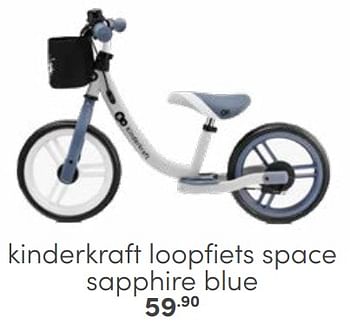 Aanbiedingen Kinderkraft loopfiets space sapphire blue - Kinderkraft - Geldig van 29/01/2023 tot 11/02/2023 bij Baby & Tiener Megastore