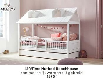 Aanbiedingen Lifetime hutbed beachhouse - Lifetime - Geldig van 29/01/2023 tot 11/02/2023 bij Baby & Tiener Megastore