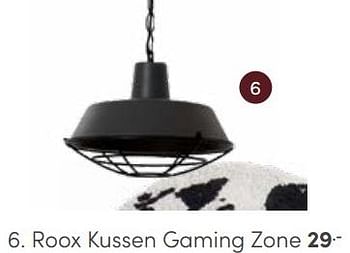 Aanbiedingen Roox kussen gaming zone - Huismerk - Baby &amp; Tiener Megastore - Geldig van 29/01/2023 tot 11/02/2023 bij Baby & Tiener Megastore