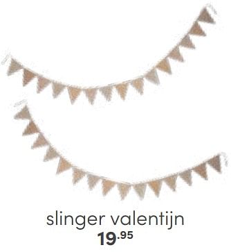 Aanbiedingen Slinger valentijn - Huismerk - Baby &amp; Tiener Megastore - Geldig van 29/01/2023 tot 11/02/2023 bij Baby & Tiener Megastore