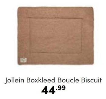 Aanbiedingen Jollein boxkleed boucle biscuit - Jollein - Geldig van 29/01/2023 tot 04/02/2023 bij Baby & Tiener Megastore