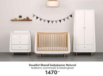 Aanbiedingen Snuzkot skandi babykamer natural - SNÃœZ - Geldig van 29/01/2023 tot 04/02/2023 bij Baby & Tiener Megastore