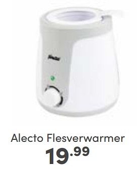 Aanbiedingen Alecto flesverwarmer - Alecto - Geldig van 29/01/2023 tot 04/02/2023 bij Baby & Tiener Megastore