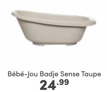 Aanbiedingen Bébé-jou badje sense taupe - Bebe-jou - Geldig van 29/01/2023 tot 04/02/2023 bij Baby & Tiener Megastore