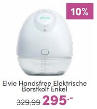 Aanbiedingen Elvie handsfree elektrische borstkolf enkel - Elvie - Geldig van 29/01/2023 tot 04/02/2023 bij Baby & Tiener Megastore