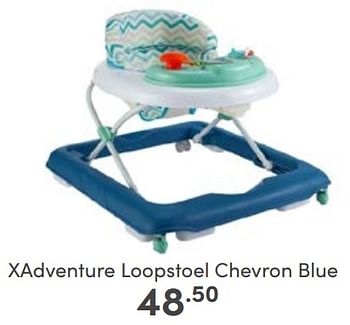 Aanbiedingen Xadventure loopstoel chevron blue - Xadventure - Geldig van 29/01/2023 tot 04/02/2023 bij Baby & Tiener Megastore