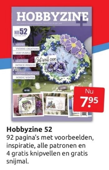 Aanbiedingen Hobbyzine 52 - Huismerk - Boekenvoordeel - Geldig van 28/01/2023 tot 05/02/2023 bij Boekenvoordeel