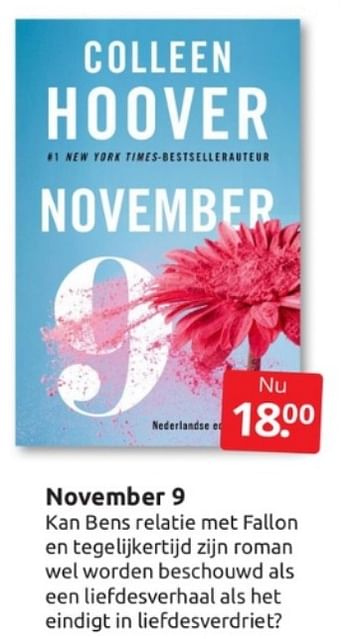 Aanbiedingen November 9 - Huismerk - Boekenvoordeel - Geldig van 28/01/2023 tot 05/02/2023 bij Boekenvoordeel