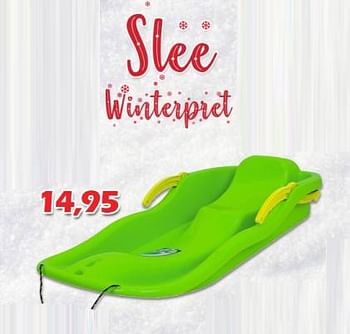 Aanbiedingen Slee winterpret - Huismerk - Itek - Geldig van 19/01/2023 tot 12/02/2023 bij Itek