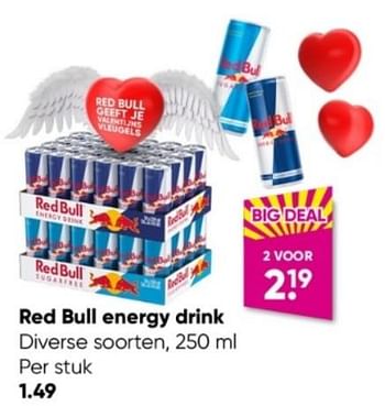 Aanbiedingen Red bull energy drink - Red Bull - Geldig van 30/01/2023 tot 12/02/2023 bij Big Bazar